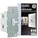 GE Add-On Toggle Style Switch only for GE Z-Wave, GE ZigBee and GE Bluetooth Wireless Smart Lighting Controls, White, NOT A STANDALONE SWITCH, 12728, Works with Alexa