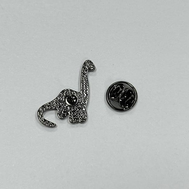 Image of KILIPOL Blue Dinosaur Enamel Pin Cartoon Animal Brooches Badge Funny Enamel Lapel Pin Clothes Bag Backpacks Lapel Badge Brooch Pn
