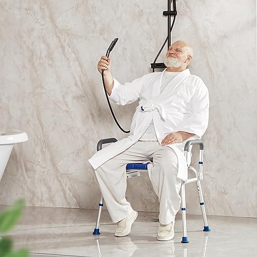 GreenChief Bariatric Shower Chair 700lb Heavy Duty Shower Bench with Extra Wide Seat, Large Shower Seat with Handles for Inside Shower for Elderly Disabled Obesity (Extra Large)