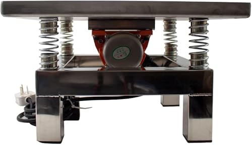 Vista 5 de Mesa vibratoria de hormigón Banco de pruebas de vibración, bloque de prueba, plataforma de vibración, acero inoxidable, mini mesa de vibración