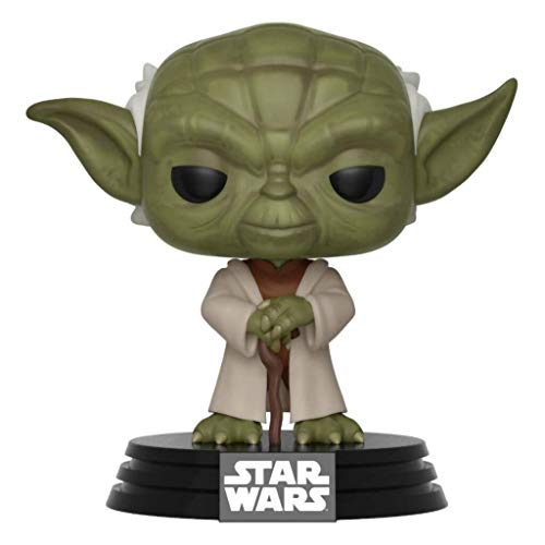 Funko Pop Star Wars: Clone Wars - Yoda Collectible Figure, Multicolor #TOP1
