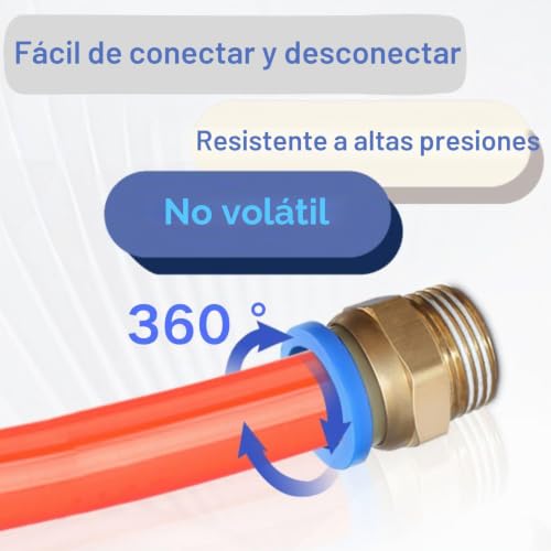 Miniatura 4 de Juego De 4 Conectores Rectos De Inserción Rápida De 12 Mm 1 2 Pt Rosca Macho Para Manguera Neumática Conector Rápido