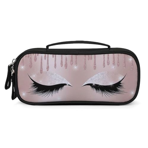 Bolsa de almacenamiento para viajes y neceser de cosméticos multiusos en piel sintética