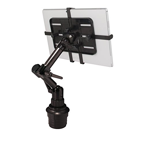 The Joy Factory Unite M ユニバーサルカーボンファイバー 車/トラックカップホルダーマウント 7インチ~11インチタブレット用