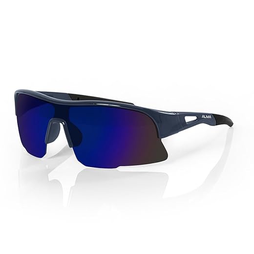 Óculos Esportivo Proteção Uv 400 Tarik Azul Alma Genius