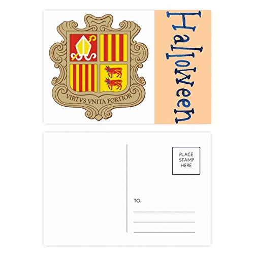 Cartes postales Halloween Andorra La Vella lot de 20 pièces pour correspondance