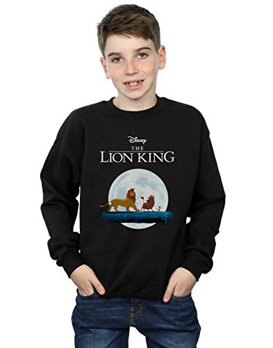 Disney Boys The Lion King Hakuna Matata Walk Sweatshirt Black 7-8 Years