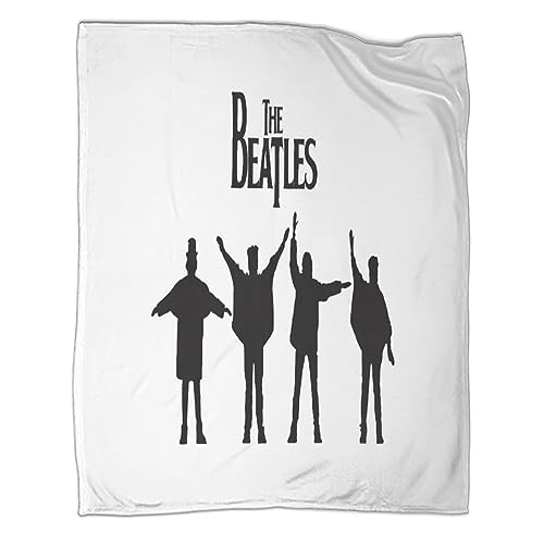 VAttea Couverture Polaire 3D The Beatles Automne Et Hiver Couverture en Flanelle Mode 3D Couverture Douce pour Enfants Adultes Bébé Couverture en Peluche 127X152CM - Les Beatles, Paul McCartney, John Lennon, RIngo Starr, George Harrison VAttea Couverture Polaire 3D The Beatles Automne Et Hiver Couverture en Flanelle Mode 3D Couverture Douce pour Enfants Adultes Bébé Couverture en Peluche 127X152CM – Image 3