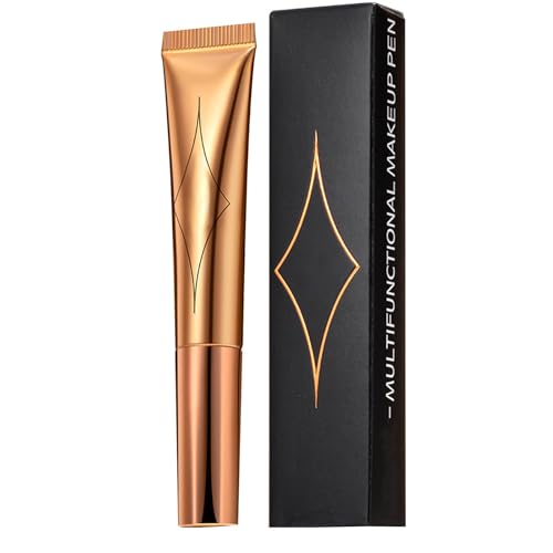 Base de maquillaje que cambia de color, ligera y duradera con pincel de cobertura total para un aspecto natural y impecable