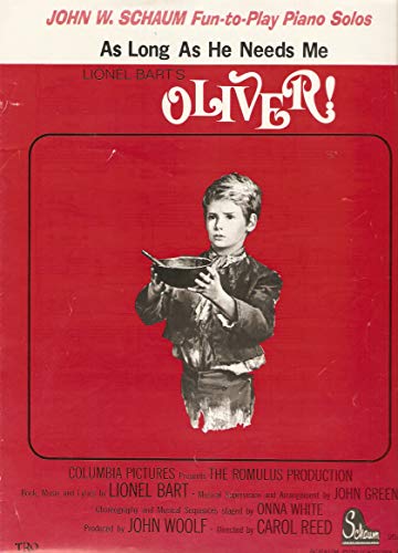 As Long As He Needs Me (from "Oliver!") - John W. Schaum Fun-To-Play Piano Solos