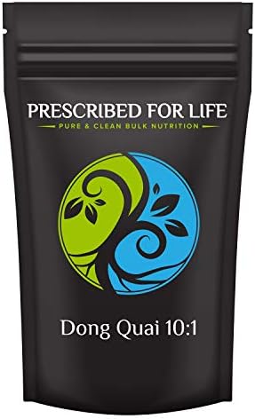 Prescribed For Life Dong Quai Powder | Natural Non-GMO Angelica Sinensis Root Powder | Unbleached, Gluten Free, Vegan, Soy Free, Kosher, No Fillers (25 kg)