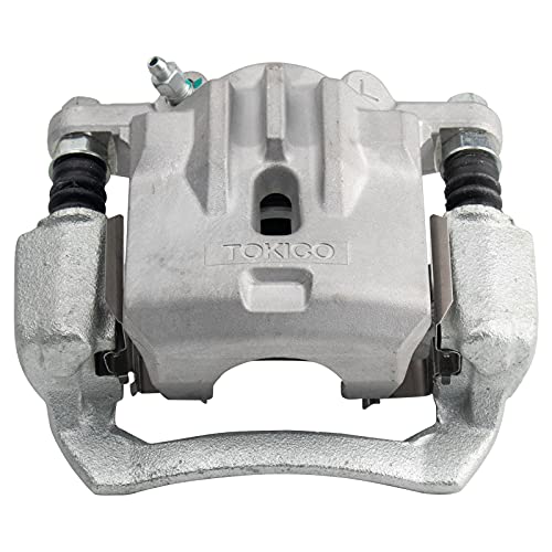 Image of TRQ Rear Brake Pad and Rotor Set Ceramic Solid Rotors Calipers | For 2010-2014 Subaru Legacy 2010-2014 Outback