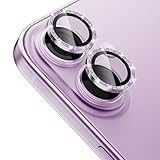 CloudValley Protection D'Objectif D'Appareil Photo PailletéE Pour iPhone 17, Verre Tremp...