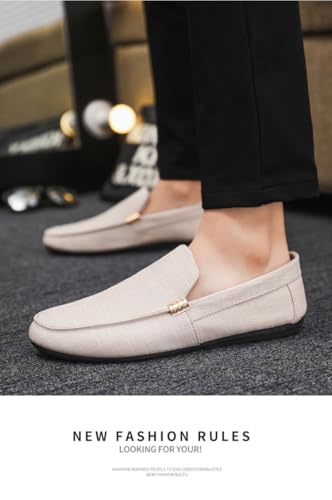 Men's Business Casual Shoes - Lightweight & Breathable Fabric, Low-Top Design for Daily Comfort & Style3