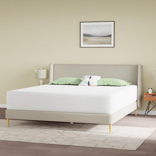 Image of FDW 12 inch Gel Memory Foam Mattress Medium Firm Mattresses for Cool Sleep Relieving Pressure Relief CertiPUR-US Certified Mattress in a Box,California King