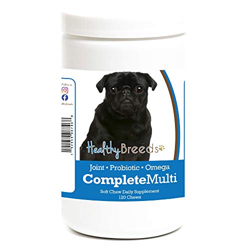Image of Healthy Breeds Pug All in One Multivitamin Soft Chew 120 Count
