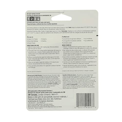 3M Super-Strength Molding Tape, 03614, 1/2 In X 15 Ft, 1 Roll #TOP3