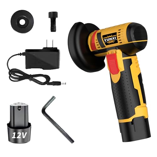 Angle Grinder: Compact, High - Performance Tool for Efficient Grinding, Accurate Cutting & Surface Finishing – Suitable for DIY Enthusiasts, Handymen & Small (Stand-alone 001 battery accessories)