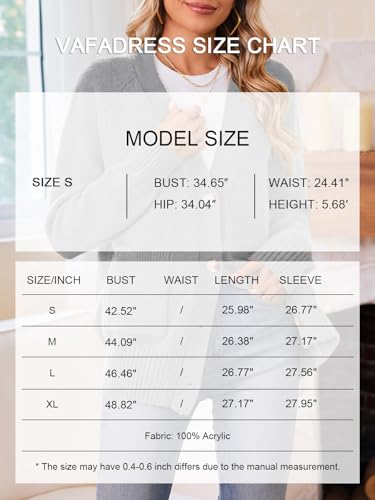 Image of Women's Cardigan Sweaters Button Down Long Sleeve Knit Outwear with Pockets