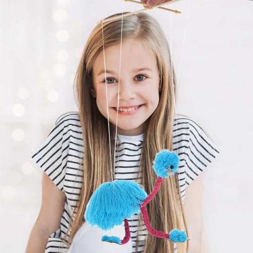 Toddmomy Ostrich Marionette Puppet Ostrich Hand Puppet Marionette String Toy String Doll Parent Interactive Educational Toys - Thumbnail 2