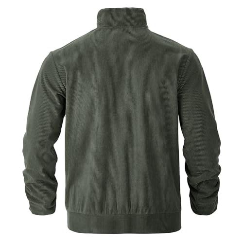 Camisa de pana para hombre manga larga cuello alto miniatura 5