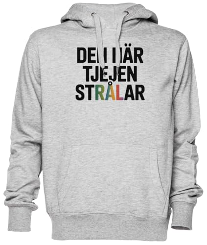 Jersey unisexe de qualité supérieure pour ce sweat à capuche gris au design minimaliste