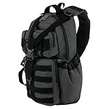 East West U.S.A RT525 Tactical Molle Assault Sling Shoulder Cross Body One Strap Backpack, Digital Color/Black