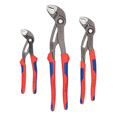 KNIPEX - 9K 00 80 05 US Tools - 3 Piece Multi-Component Cobra Set (7, 10, & 12) (9K008005US)