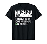 To Do Liste lustige Mutter Sprüche Shirts