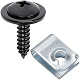 OAUTOO 10Sets Fender Liner & Splash Shield Screw with U-Nut Kit for Honda 90139-SE0-003 90345-S04-000