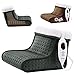 Produktbild Arebos Fußwärmer mit 6 Temperaturstufen | Fußheizung elektrisch | Abschaltautomatik & Überhitzungsschutz | inkl. LED - Fernbedienung | Micro-PlüschMaterial | waschbarer Innenfutter | Anthrazit