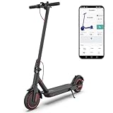 Monopattino elettrico da 8,5 pollici per adulti con controllo APP/doppio sistema di frenata, 30 km di lungo raggio, carico di 120 kg, 3 impostazioni di velocità