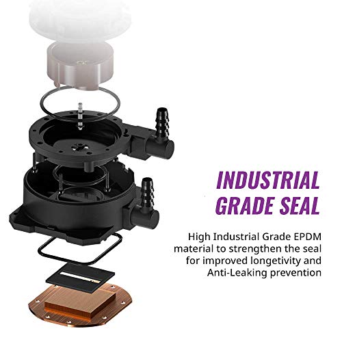 Image of Cooler Master MasterLiquid ML240L V2 ARGB Simple Water Cooling CPU Cooler 10.9 x 4.7 x 1.1 Inches 277 x 119.6 x 27.2 mm Liquid-Cooling-System-Cpu Cooler