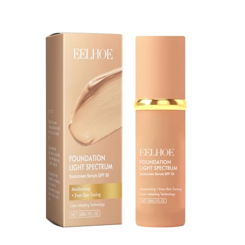 Fondotinta per pelli mature, fondotinta per pelli mature, fondotinta che cambia colore per pelli mature, fondotinta idratante a lunga durata, adatto per tutti i tipi di pelle