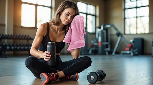 Utopia Towels Premium Hand Towels - 100% Cotton, Ultra Soft, Highly Absorbent, 600 GSM, 16 x 28 inches, Hotel & Spa Quality (6 Pack, Pink)