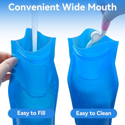 AXEN Hydraiton Bladder 2L, Large Opening Leak Proof Water Bladder, Water Reservoir Storage Bag for Hydration Pack – Bild 6