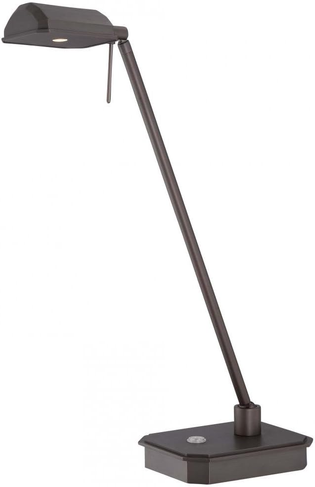 George Kovacs P4346-647 George's Reading Room LED Table Lamp, Copper Bronze Patina