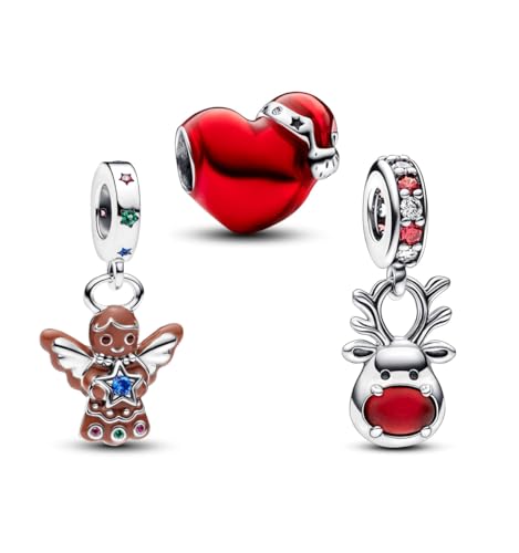 Charms de plata 925 auténtica con inicial C para crear pulseras personalizadas de alta joyería