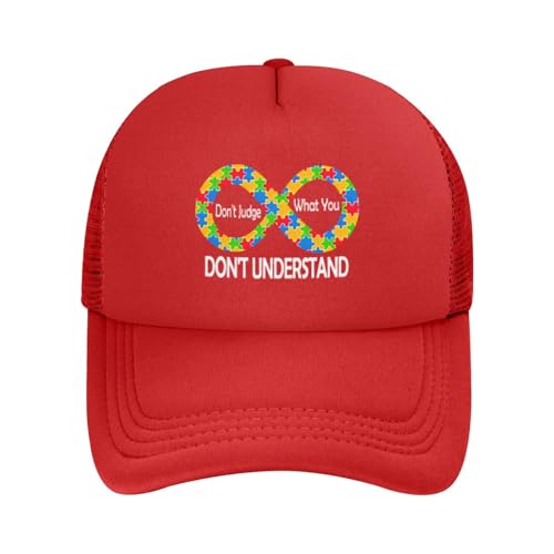 Don't Judge What You Don't Understand Autism Baseball Cap Trucker