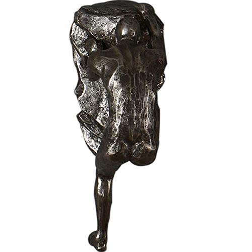 A.b Crew Unique Resin Made Climbing Man Wall Art Home Decor Sculpture (Silver Posture 3) #TOP2