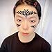 Topz halloween black face jewels Mermaid Face Gems Glitter clown temporary tattoo Rave holiday forehead adult costumes Makeup beauty Bohemian Stickers