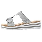Rieker Damen V02K3 Sandale, Silber, 43 EU