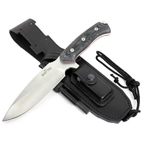 JEO-TEC Nº15 Outdoor Camping Gürtelmesser Jagdmesser Überlebensmesser Survival Bushcraft Messer Cover