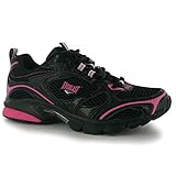 Everlast Jog II Damen Laufschuhe Sportschuhe Turnschuhe Sneaker Schnuerschuhe Black/Pink 4 (37)