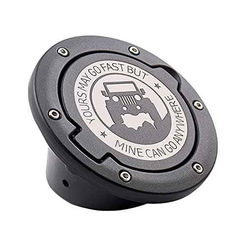 Porte de carburant Jeep Wrangler JK couvercle réservoir gaz métal 07-17