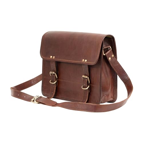 Indian Hando Art 10 Inch Leather Bag