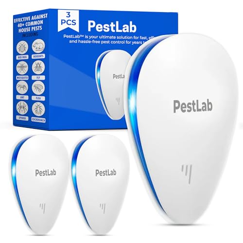 Pestlab Ultrasonic Pest Repeller 3-Pack