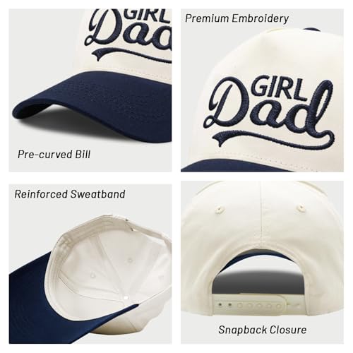 Image of Girl Dad Hat for Men,Girl Dad Gifts Fathers Day Birthday Christmas for Dad Trucker Hat Baseball Caps