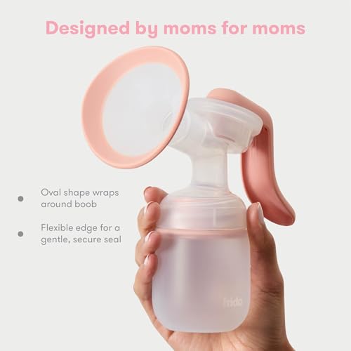 Image of 2-in-1 Manual + Silicone Suction Breast Pump SoftFeel Flange 21mm