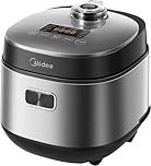 Midea rice cooker with 9 functions, 2L, 4 cups, for 1-3 persons, advanced heating technology, 30 min quick rice, non-stick coating, 24-hour keep warm & timer - STEAM COOKER INSERT, RICE COOKER SMALL
